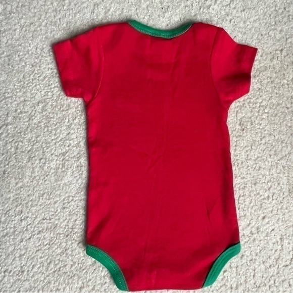 Baby Christmas Onesie Merry Christmas 0-3 Months Unisex 100% Cotton - Picture 4 of 7